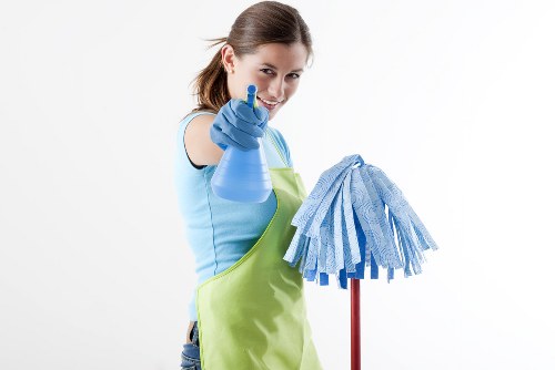 Customer raising a carpet cleaning complaint during service review