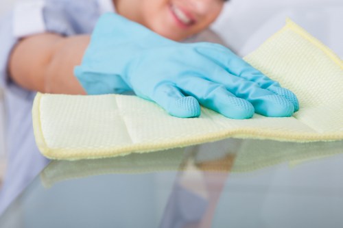 Professional office cleaning in a SW19 commercial building