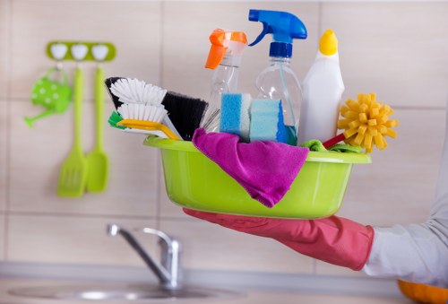 Local cleaners carrying out a detailed clean in a SW19 property