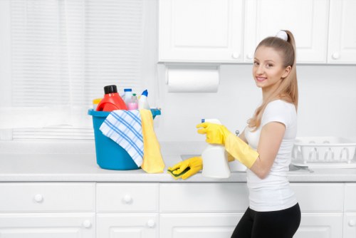 Deep carpet cleaning equipment in a Wimbledon property
